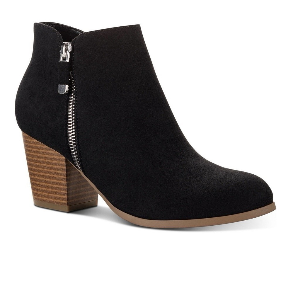 Style & Co Women's Booties Masrinaa Size 9 Microsuede - Picture 2 of 6